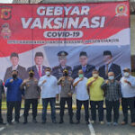 Kapolres Cianjur tinjau Gebyar Vaksinasi di gedung DPRD Kabupaten Cianjur