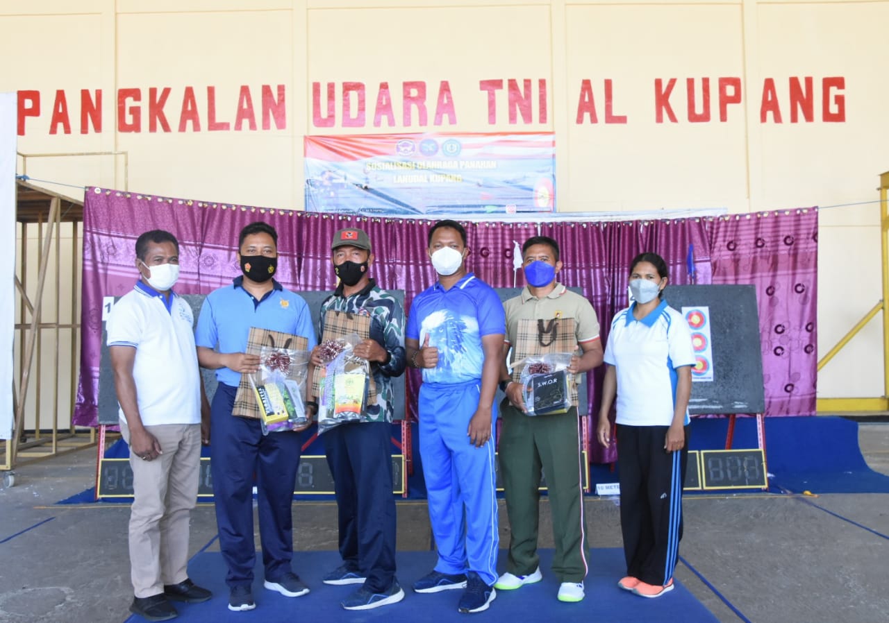 Sosialisasi Olah Raga Panahan di Lanudal Kupang, Korem 161/ WS Kirim Delegasi Terbaiknya