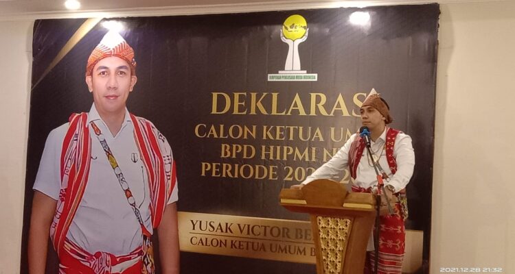 Keterangan foto: Yusak Victor Benu, calon Ketua BPD HIPMI NTT