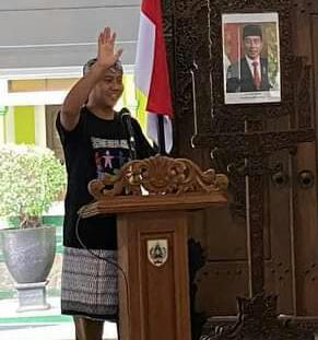 Bupati Pemalang Mukti Agung Wibowo membuka Kegiatan Musyawarah Olahraga Kabupaten Luar Biasa