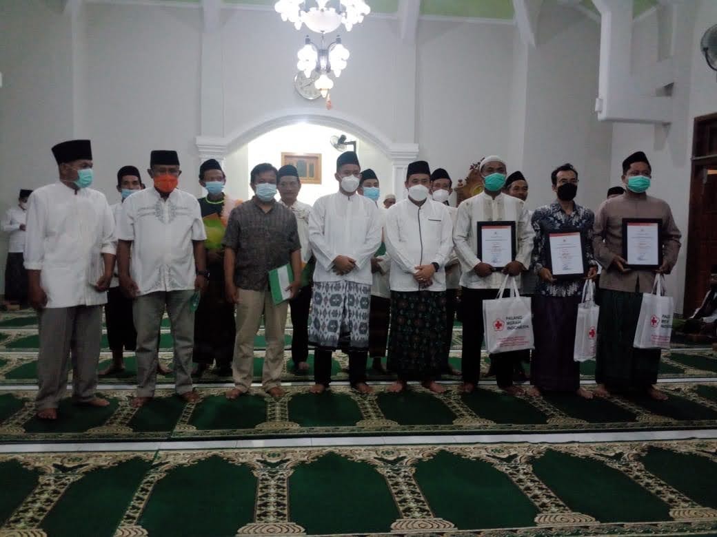 Bupati Pemalang dan Wakil Bupati Pemalang Melaksanakan Safari Ramadhan di Masjid Jami Nurul Iman Desa Sokawangi