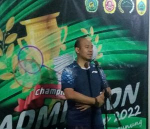 Bupati Pemalang Turut Meriahkan Championship “BADMINTON Parikesit Cup 2022” di Desa Pagergunung