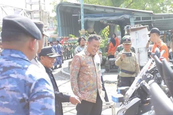 PLT Bupati Pemalang Pimpin Apel Gelar Pasukan Dalam Kesiapan Penanggulangan Bencana Alam di Daerah Kabupaten Pemalang