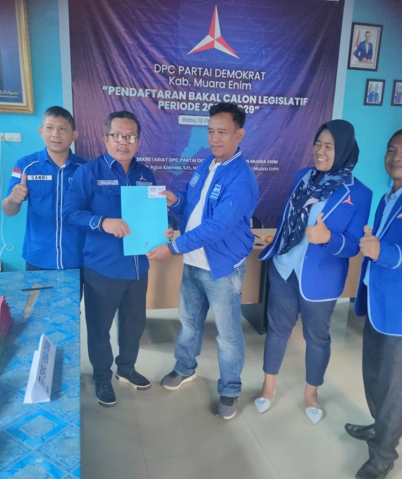 Rudiansyah Maju Sebagai Caleg DPRD Kabupaten Muara Enim
