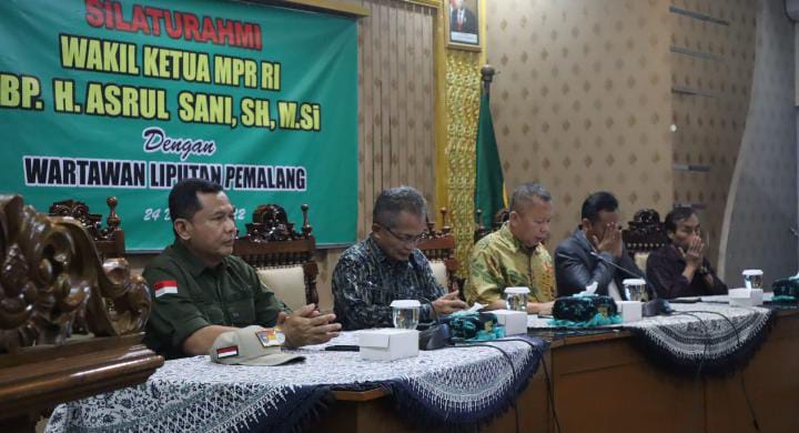 Wakil Ketua MPR RI dan PLT Bupati Pemalang Laksanakan Acara Silaturahmi Bersama Wartawan Liputan Pemalang