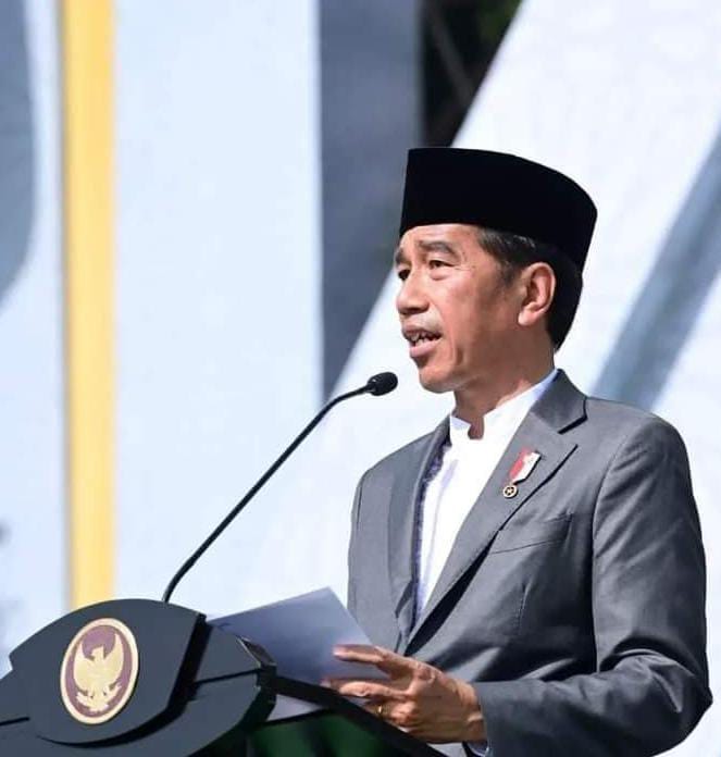 Presiden Jokowi Membuka Acara Resepsi Puncak Satu Abad Nahdlatul Ulama